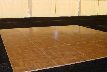 Dance floor and stage