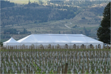 Frame tent setup